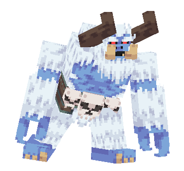 A Yeti Chieftan idling.